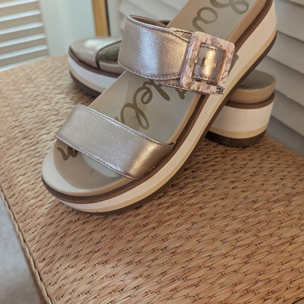 Sam Edelman Silver Women's Sandals - Picture 4 of 4